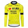 Cykeltrøje Langærmet 2024 Jumbo-Visma Lease A Bike Gul